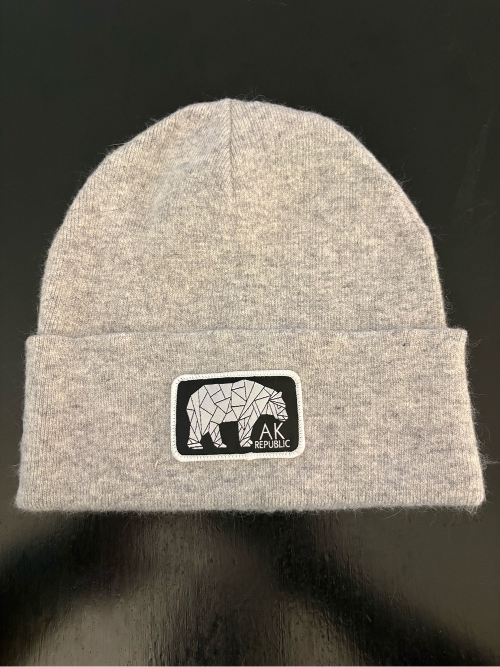 Kids Grey Beanie Hat